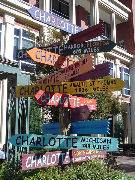 Signpost_in_Charlotte_North_Carolina_pointing_to_other_Charlottes